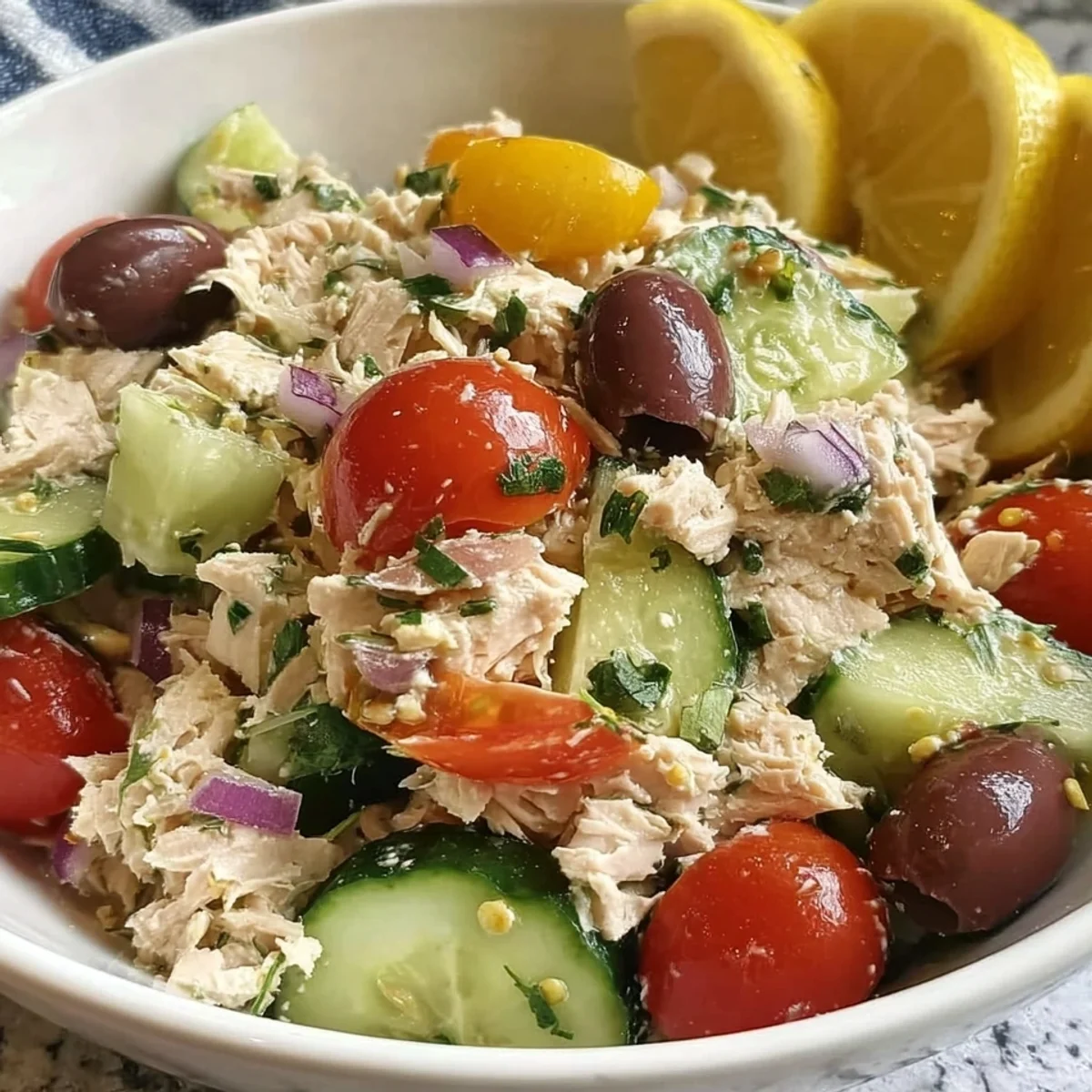 Mediterranean Tuna Salad: Quick, Healthy Lunch