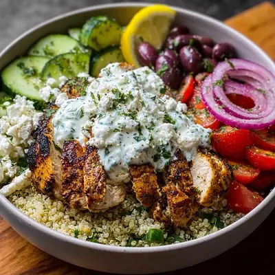 Protein-Packed Greek Chicken Power Bowl