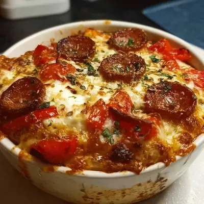 Quick High-Protein Cottage Cheese Pizza Bowl Dinner