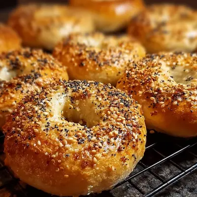 Quick High Protein Greek Yogurt Bagels