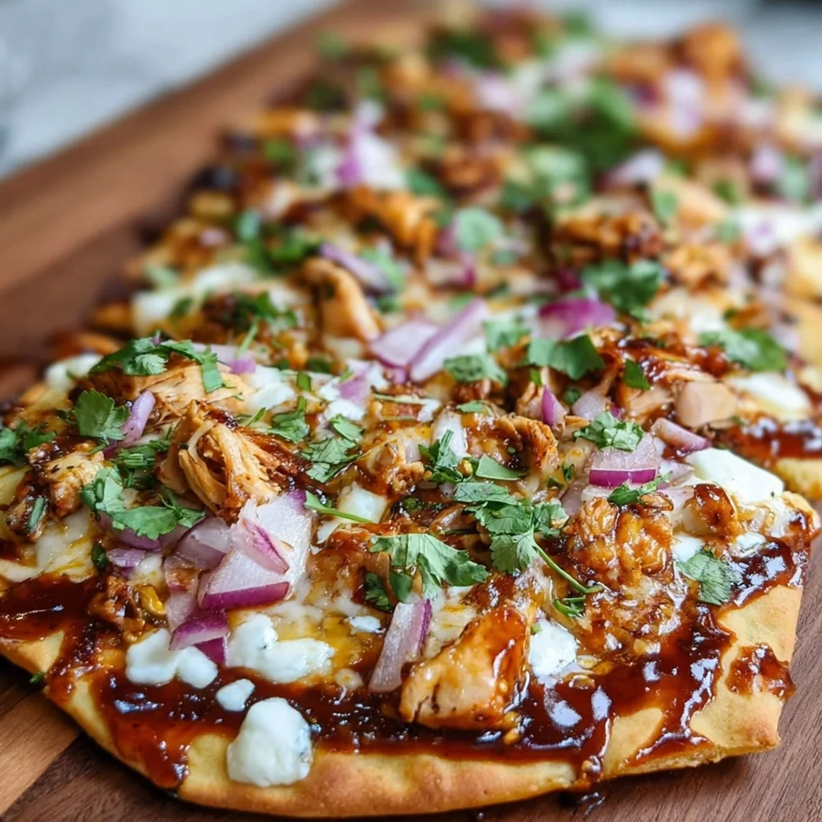 Savory BBQ Chicken Flatbread: Protein Packed Quick Dinner