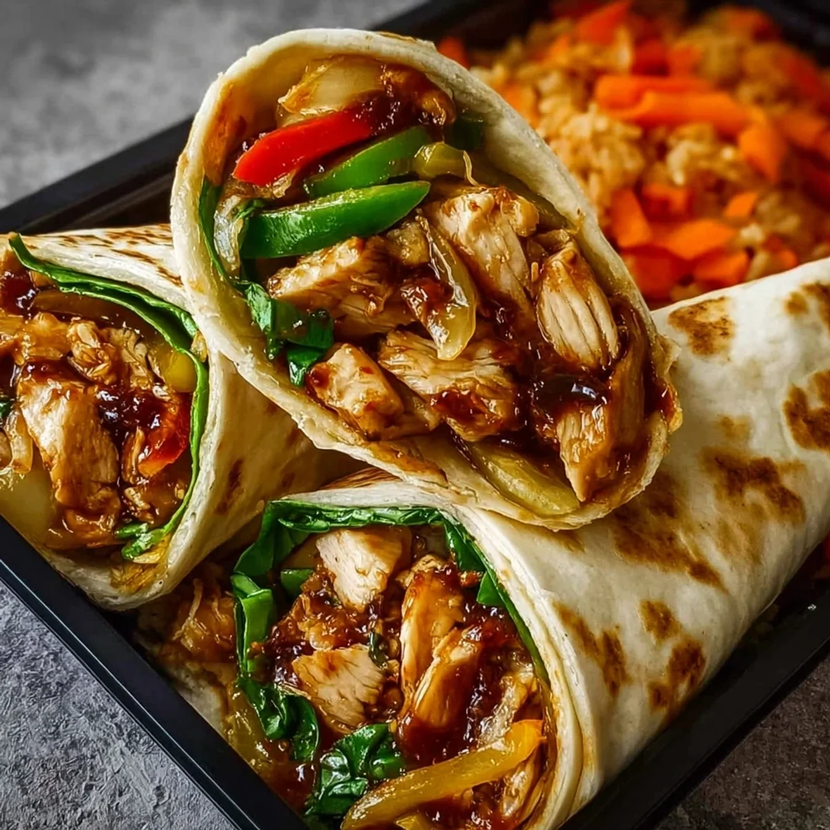Sweet Chili Chicken Wraps: Quick & Easy Meal Prep