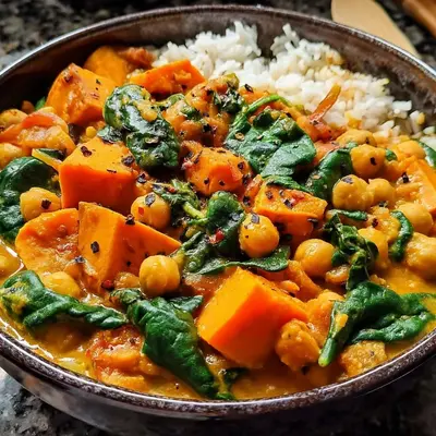 Sweet Potato Chickpea Curry: One-Pot Vegan Meal
