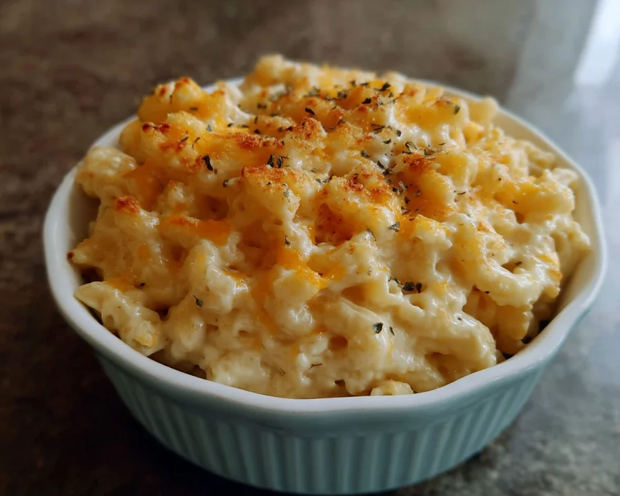 Creamy High Protein Cottage Cheese Mac & Cheese