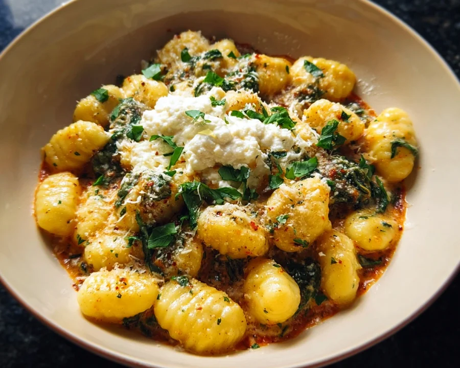 Creamy Millionaire Gnocchi & Herbed Ricotta