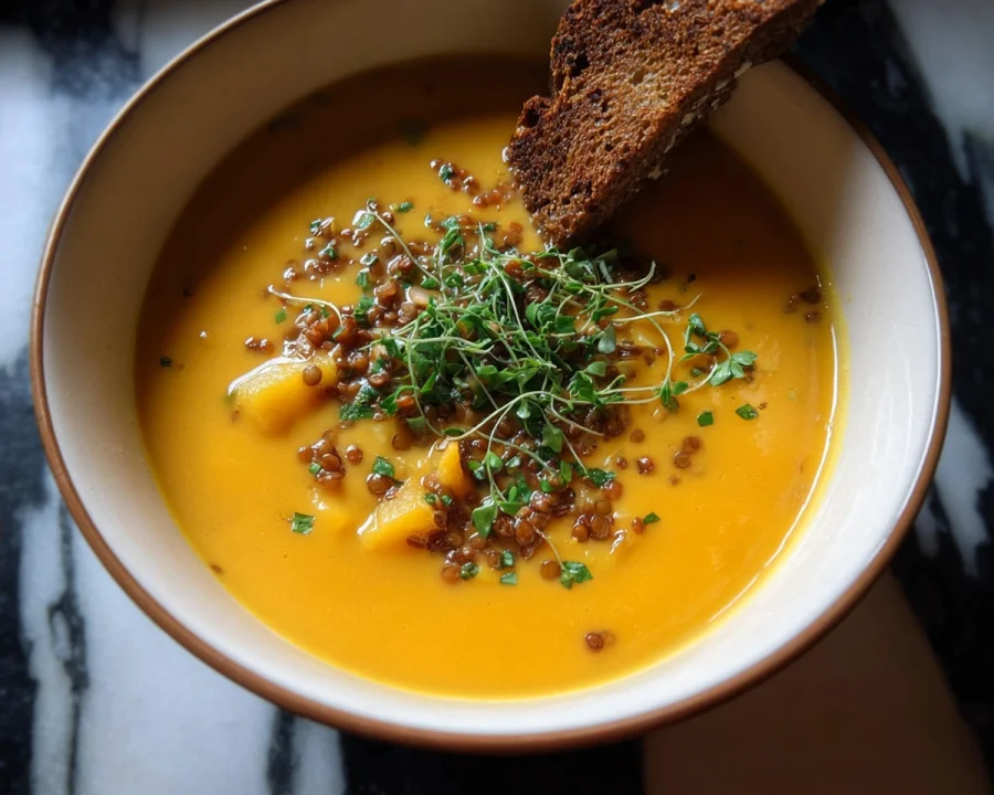 Creamy Protein Butternut Squash Soup