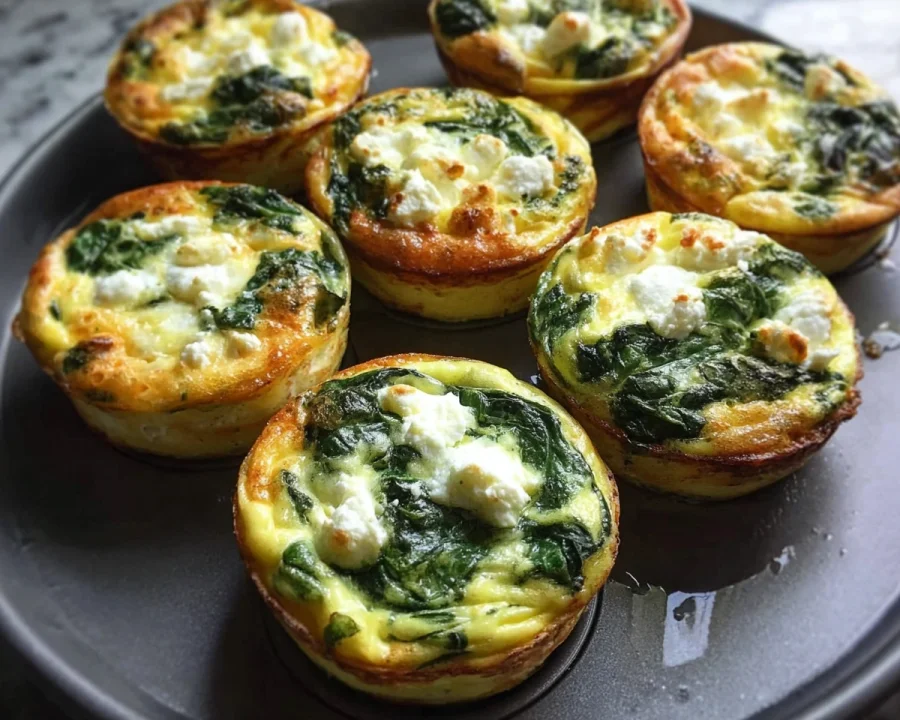 Egg Muffins with Spinach & Feta: Easy Meal Prep Breakfast
