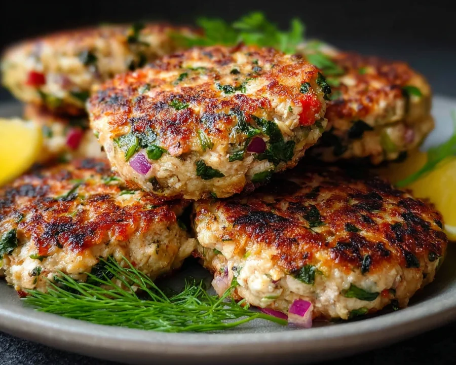 Greek Chicken Burgers: Flavorful & Meal Prep Friendly