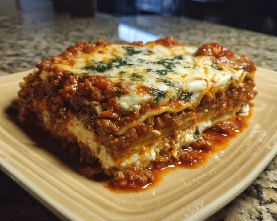 High Protein Cottage Cheese Lasagna