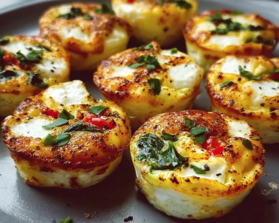 High Protein Egg White Bites: Low Calorie Meal Prep