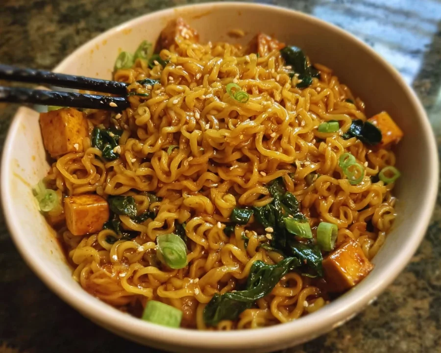 High Protein Vegan Ramen Noodles: Easy Saucy Dinner