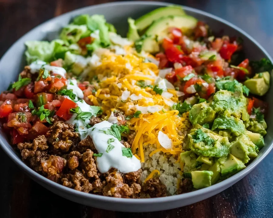 Low Carb Burrito Bowl: Easy Protein Meal Prep
