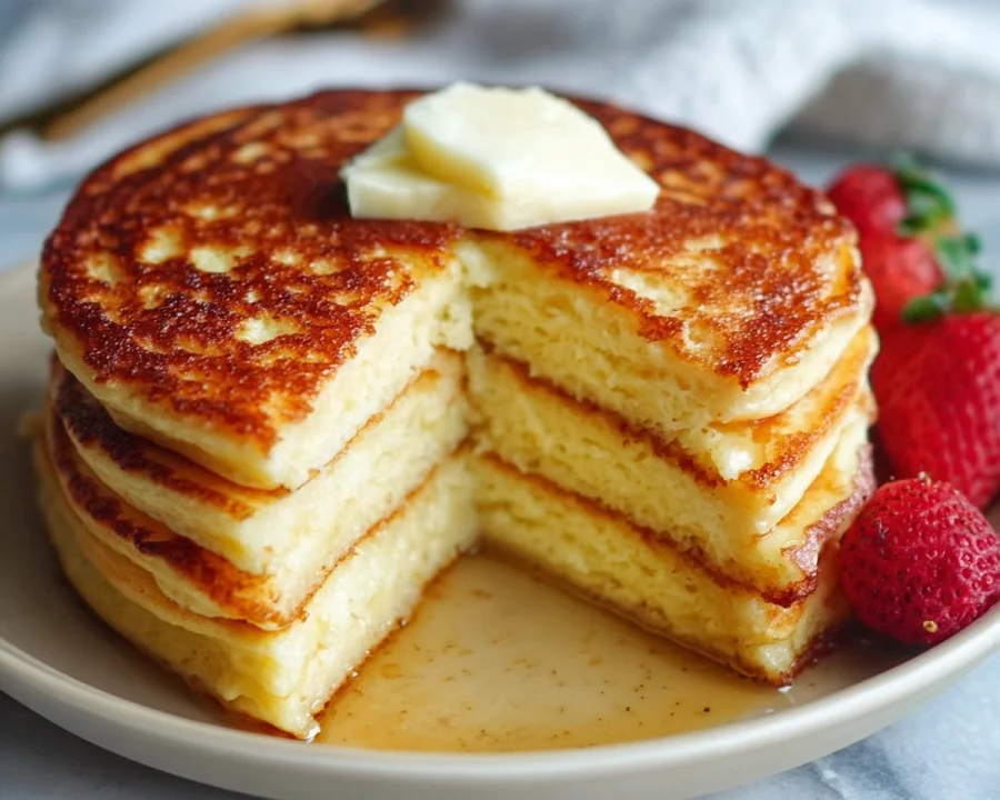 Low Carb Flourless Cottage Cheese Pancakes