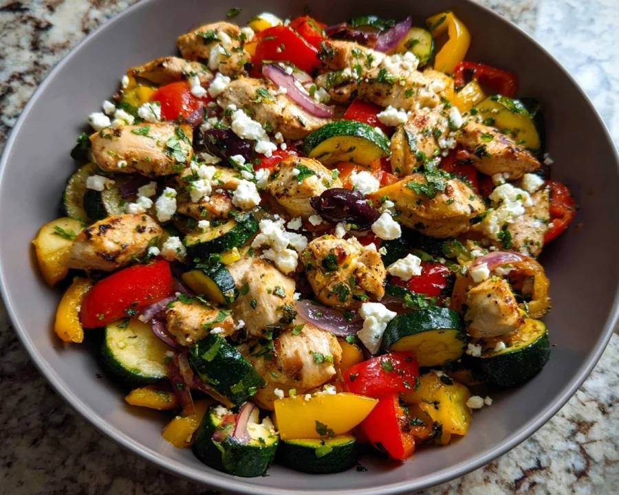 Mediterranean Chicken Stir-Fry: Quick & Healthy Dinner