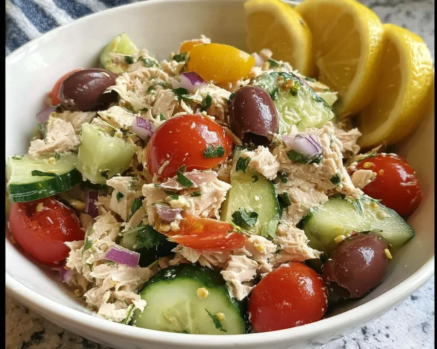 Mediterranean Tuna Salad: Quick, Healthy Lunch