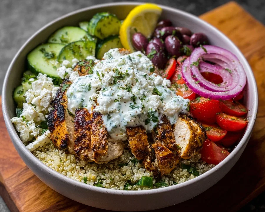 Protein-Packed Greek Chicken Power Bowl