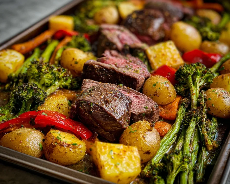 Sheet Pan Steak & Veggies: Quick One-Pan Dinner