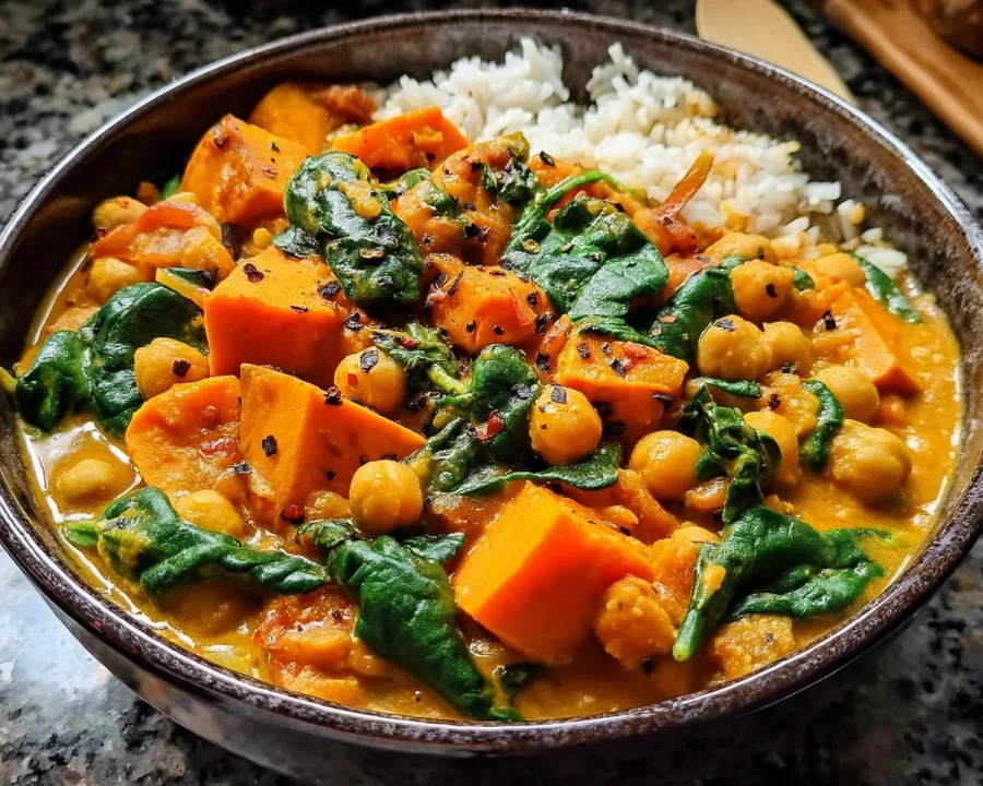 Sweet Potato Chickpea Curry: One-Pot Vegan Meal