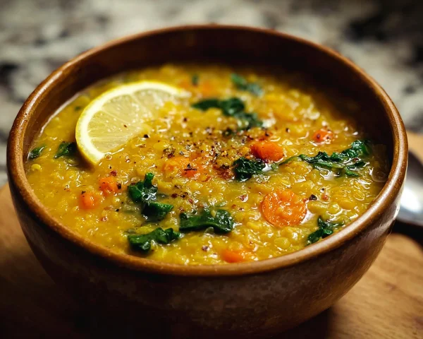 Anti-Inflammatory Golden Lemon Lentil Soup