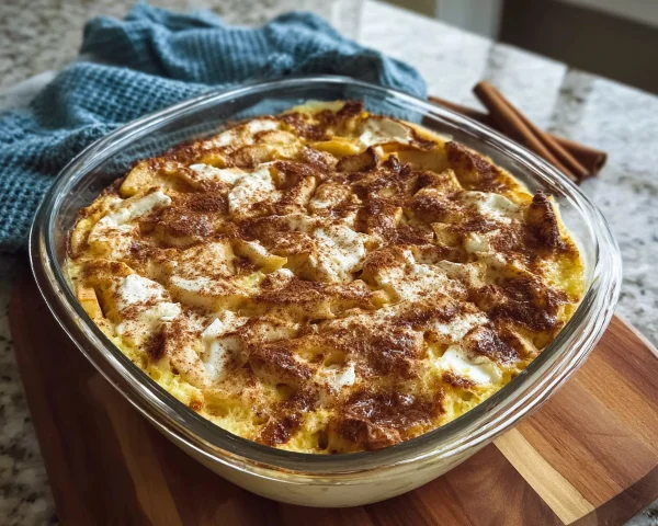 Apple Cinnamon Cottage Cheese Bake