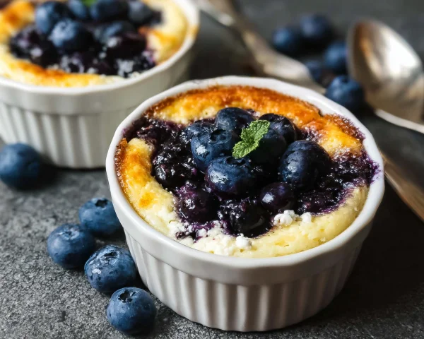 Baked Blueberry Cottage Cheese Bowl: High Protein Treat