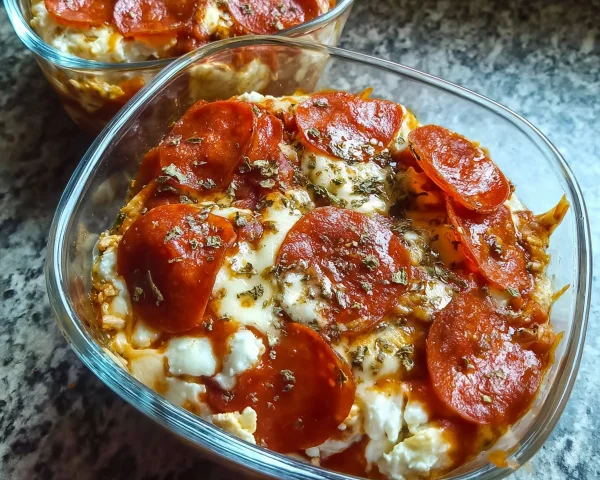 Cottage Cheese Pizza Bowl: 30g Protein in 5 Mins