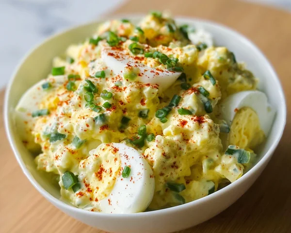 Creamy Keto Deviled Egg Salad: High Protein Meal Prep
