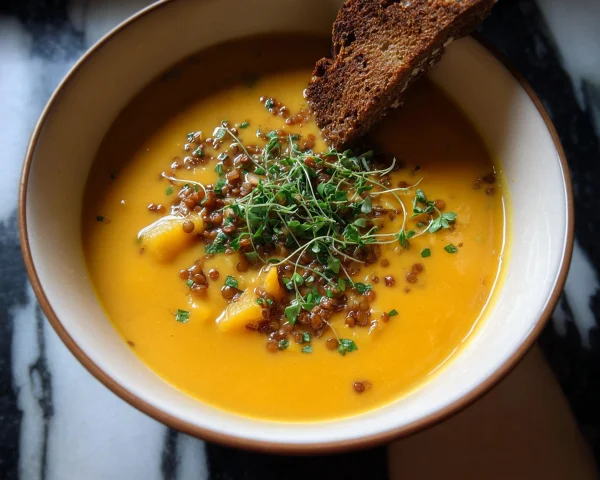 Creamy Protein Butternut Squash Soup