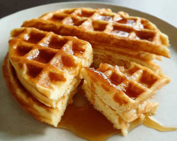 Crispy Protein Powder Waffles: High Protein Breakfast