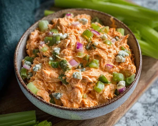 Easy High Protein Buffalo Tuna Salad