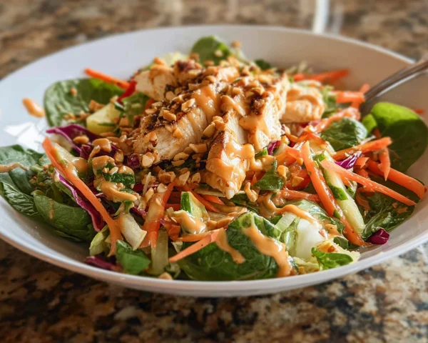 Healthy Bang Bang Chicken Salad: 30-Min Meal Prep