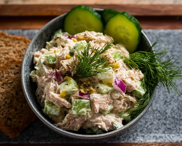 High Protein Cottage Cheese Tuna Salad for Meal Prep