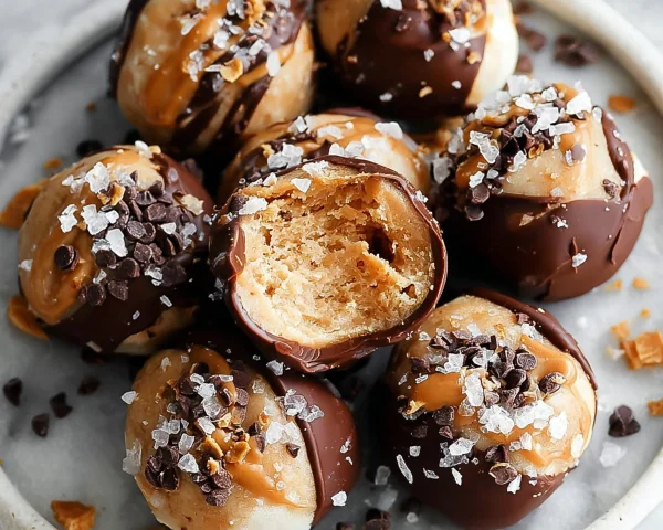 High Protein Frozen Peanut Butter Greek Yogurt Bites