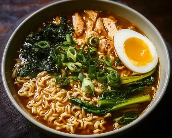 High Protein Ramen Noodle Soup for Easy Meal Prep