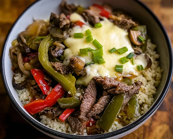 Low-Carb Philly Cheesesteak Bowls: Easy Meal Prep