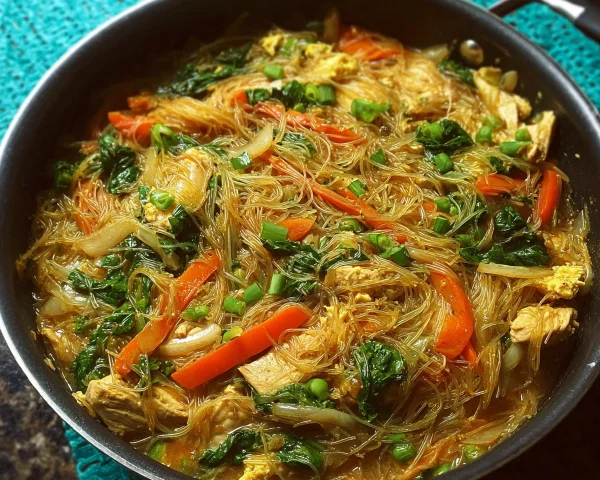 One-Pot High Protein Chicken Vermicelli Noodles