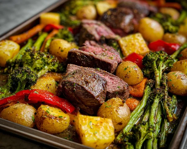 Sheet Pan Steak & Veggies: Quick One-Pan Dinner