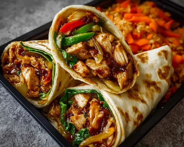 Sweet Chili Chicken Wraps: Quick & Easy Meal Prep