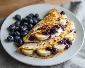Blueberry Protein Quesadilla