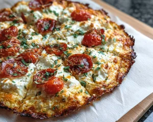 Cottage Cheese Flatbread Pizza