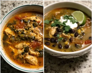 Chicken Poblano Black Bean Soup