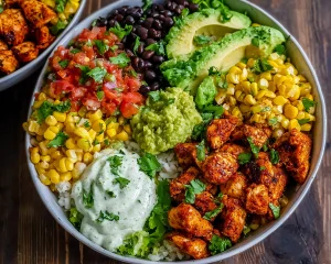 Healthy Chicken Taco Bowls