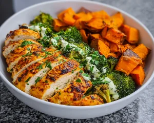 Chicken Sweet Potato Bowl