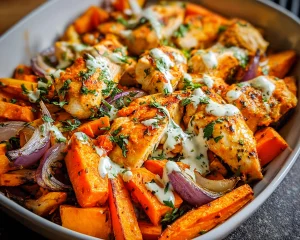Sheet Pan Buffalo Chicken